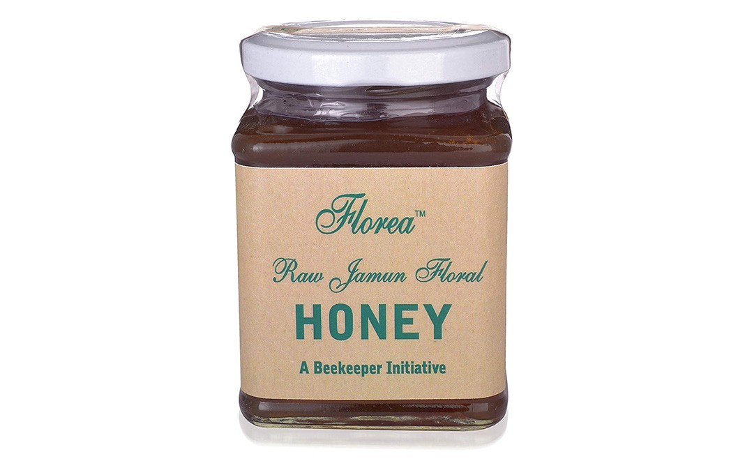 Florea Raw Jamun Floral Honey   Glass Jar  350 grams